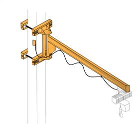 Handgedrehter Wandhahn